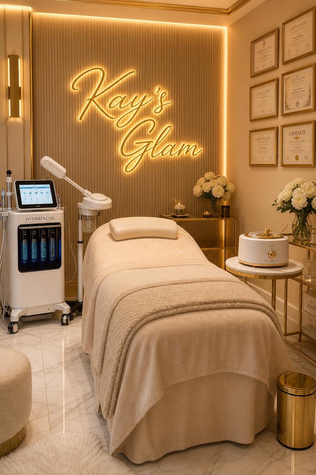 Kays Glam salon interior